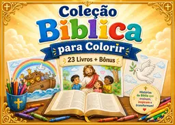 🙏 Coleção Bíblica para Colorir — 23 Livros + Bônus