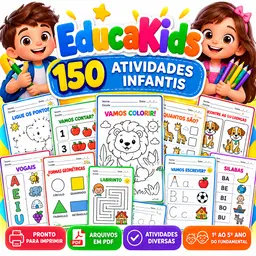 EducaKids — Kit com 150 Atividades Infantis
