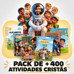 PACK COM +400 ATIVIDADES CRISTÃS ✝️