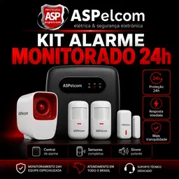 Kit Alarme Monitorado 24h