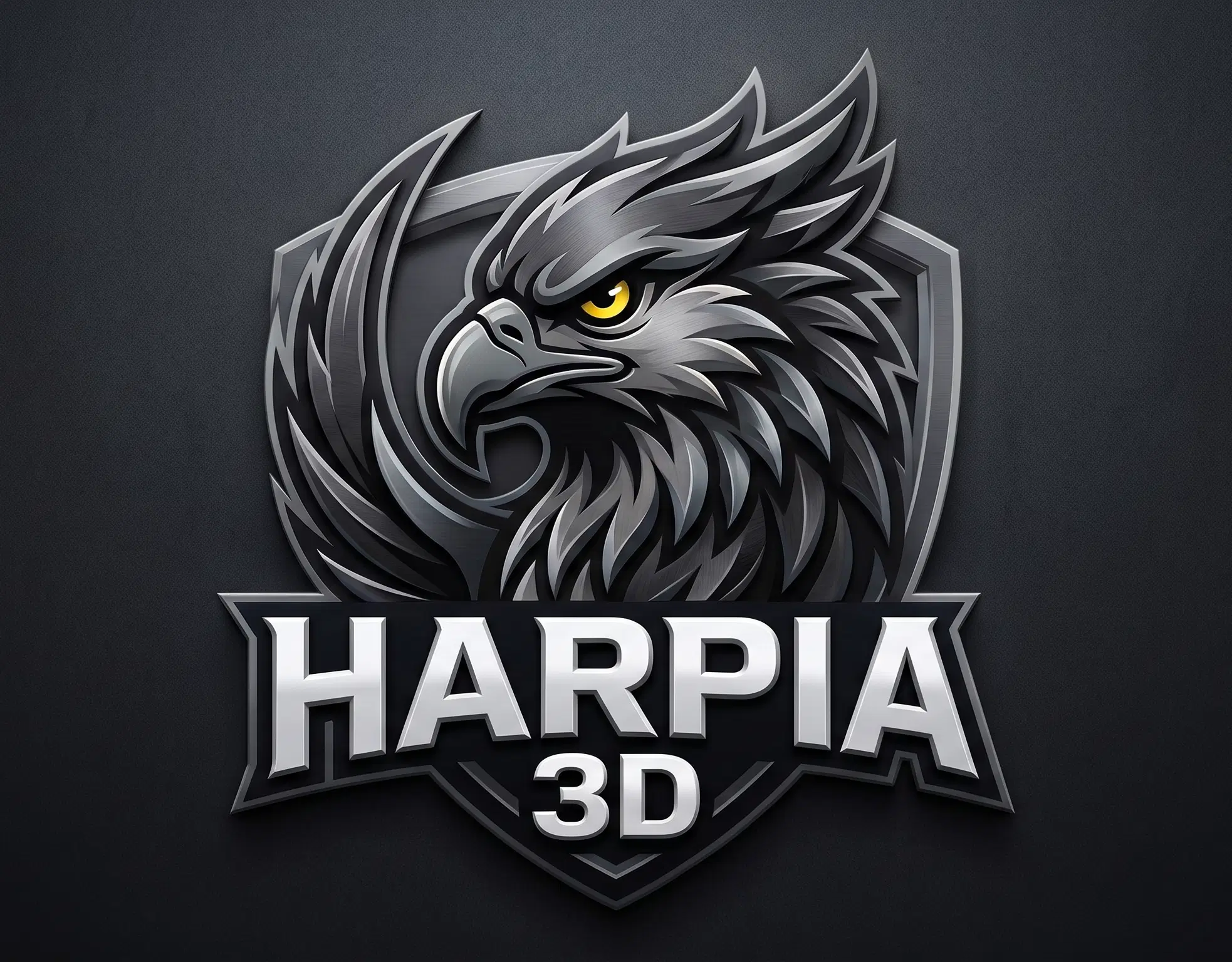 Harpia 3D - Pack Crochê Realista