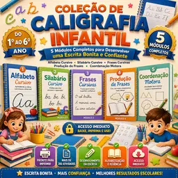 Coleção Completa de Caligrafia do 1° ao 6° Ano