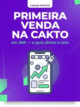 Primeira Venda na Cakto em 24h
