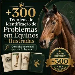 +300 Técnicas de Identificação de Problemas em Equinos Ilustradas