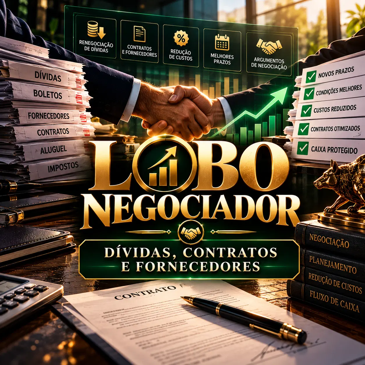 🤝 Lobo Negociador  -  Dívidas, Contratos e Fornecedores
