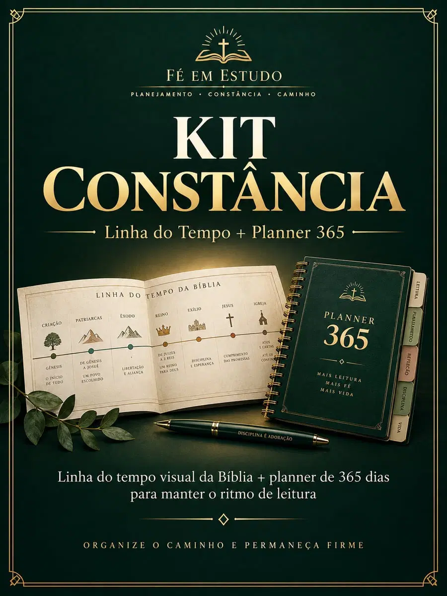 Kit Constância — Linha do Tempo + Planner 365