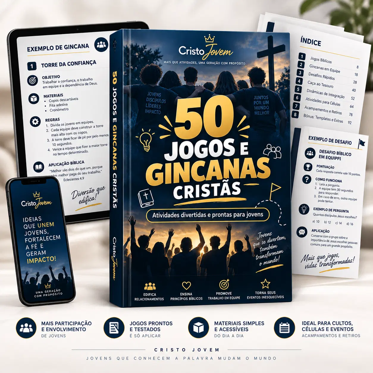 🏆 50 Jogos e Gincanas Cristãs