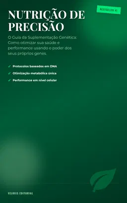Nutrição de Precisão: O Guia da Suplementação Genética: Como otimizar sua saúde e performance usando o poder dos seus próprios genes.