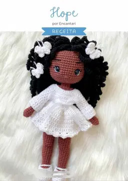 Receita Boneca Hope Amigurumi