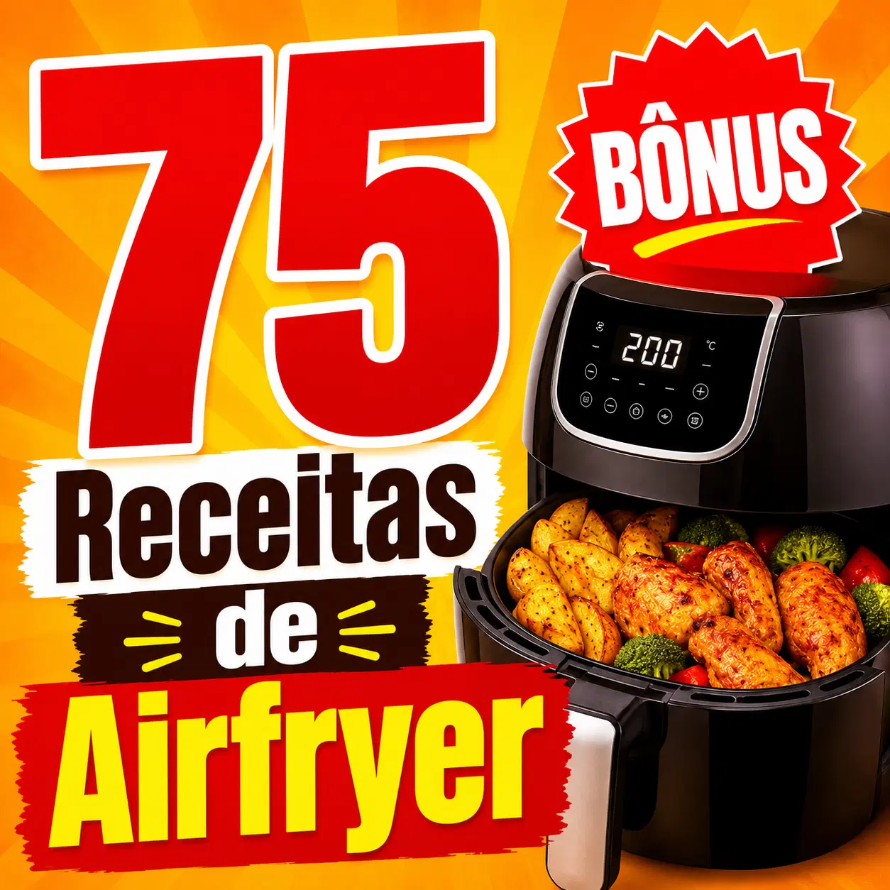 75 Receitas de Airfryer