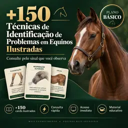 +150 Técnicas de Identificação de Problemas em Equinos Ilustradas