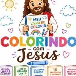 Combo Max Colorindo Com Jesus