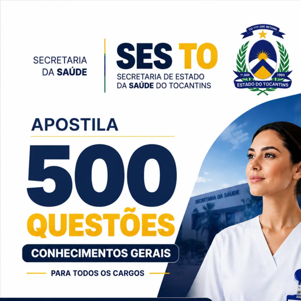 Leve Também: 500 Questões SES-TO 2026 — Estilo FGV