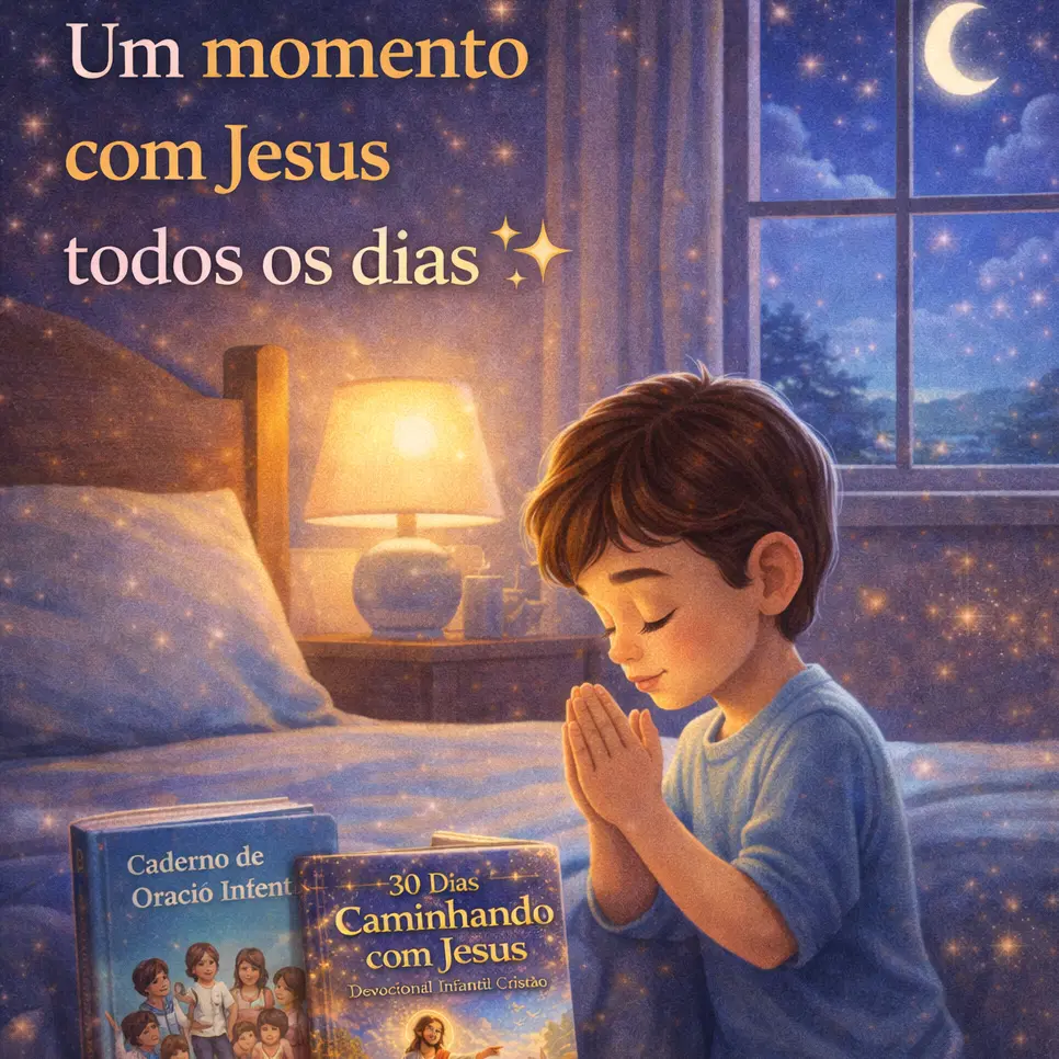 Caderno de Oração - Ensine seu Filho(a) a Orar