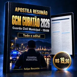 Resumão GCM Cubatão 2026 - Guarda Civil Municipal (IBAM)