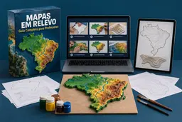 Mapas em Relevo — Pacote Completo
