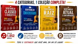 COLEÇÃO SERTANEJO - MAS DE 1000 CIFRAS POR CATEGORIAS