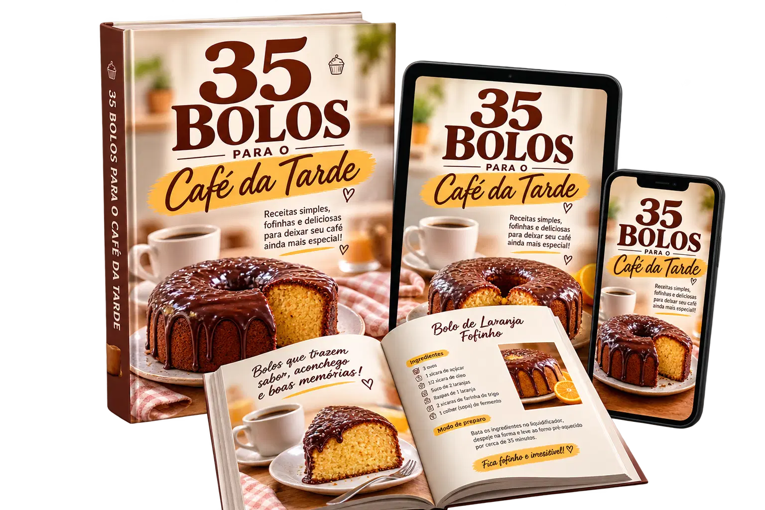 35 Bolos para o Café da Tarde