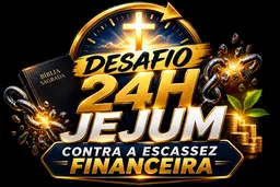 Desafio Jejum de 24 Horas para Destravar a Escassez Financeira
