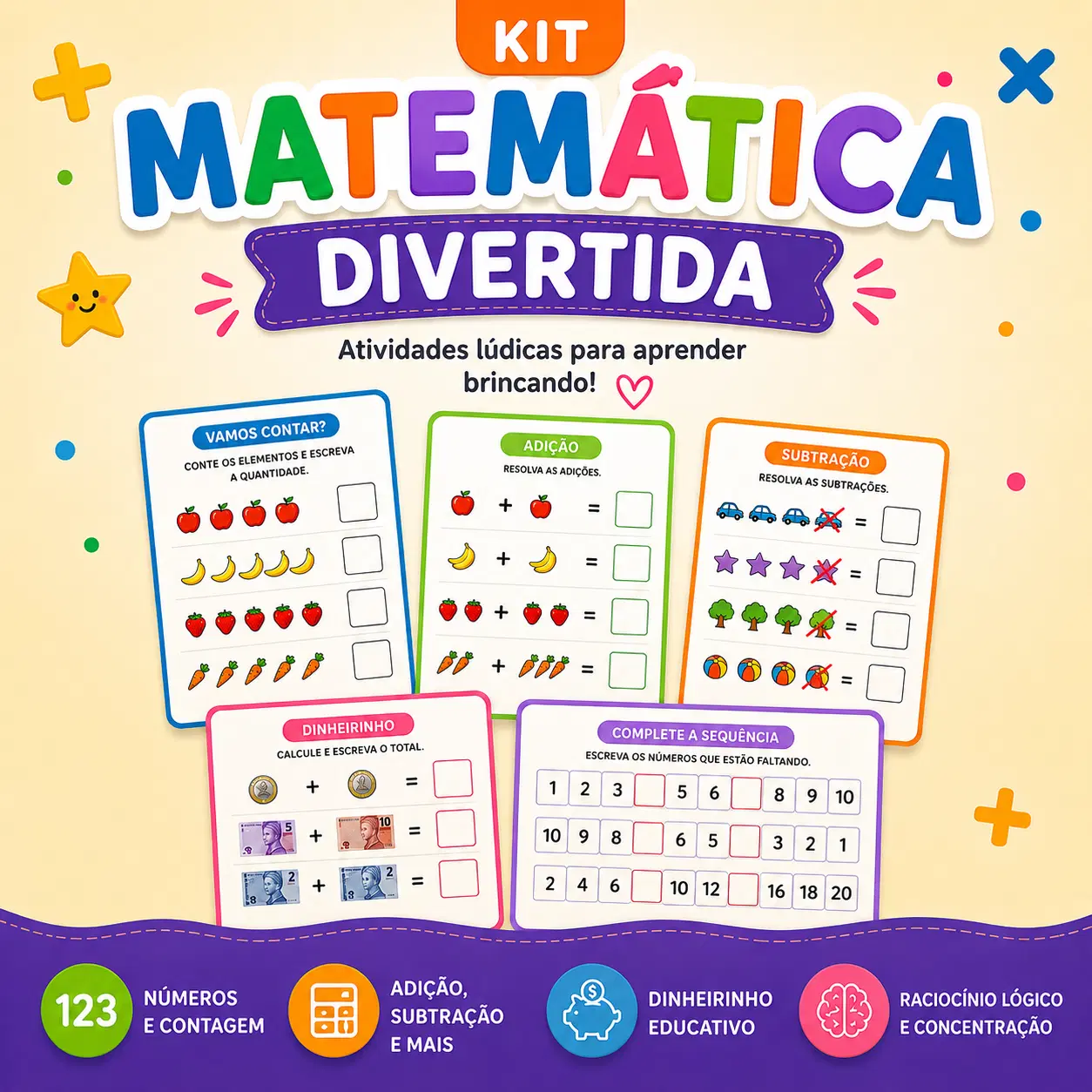Kit Matemática Divertida