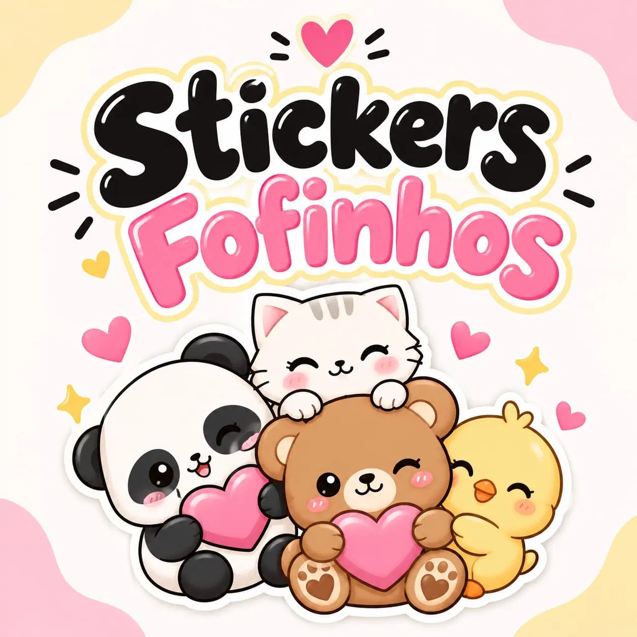 Stickers Fofinhos para Stories