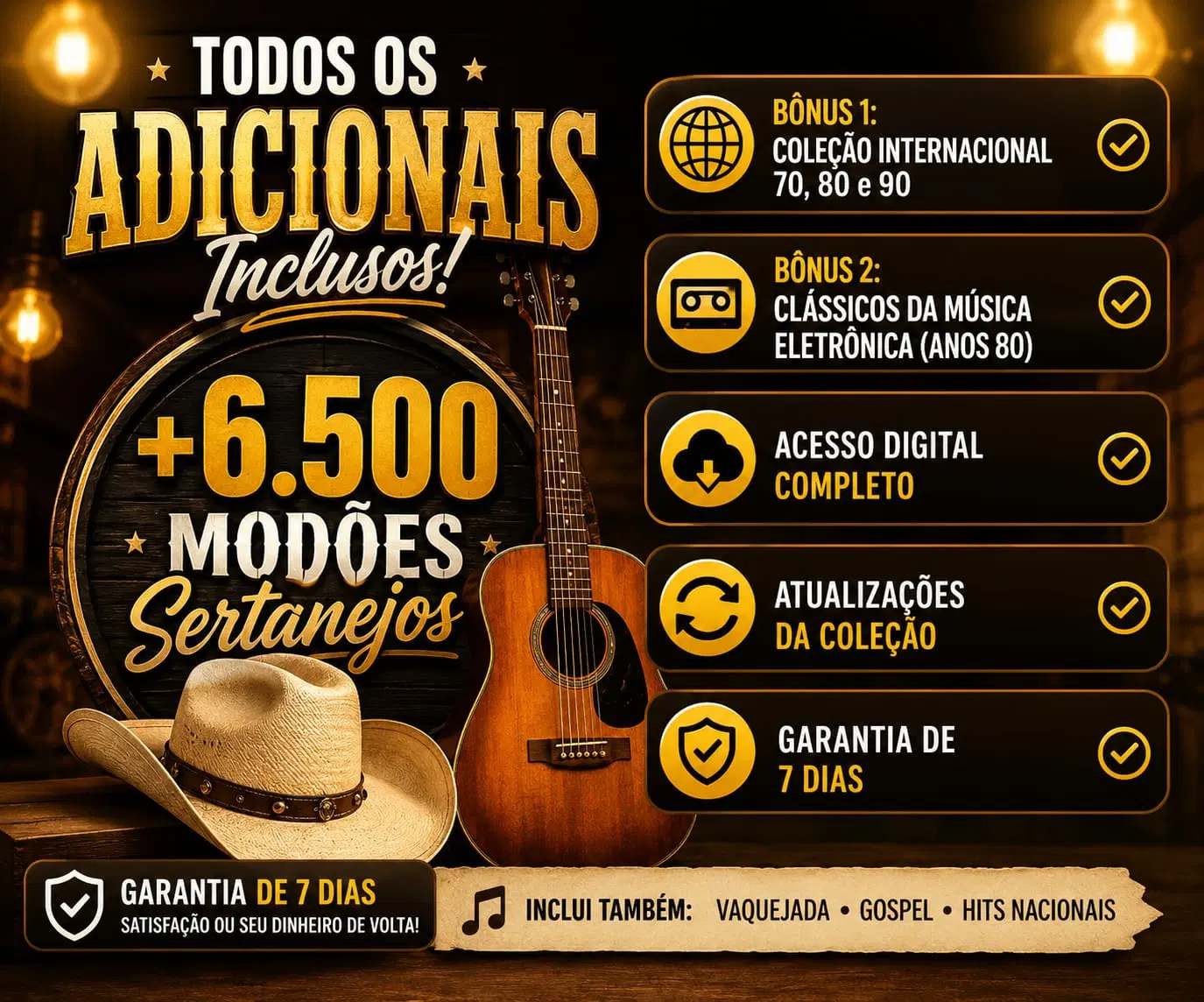 TODOS ADICIONAIS MEGA PROMOÇÃO