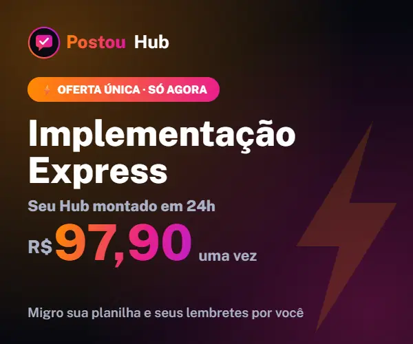 ⚡ Implementação Express — montamos tudo por você