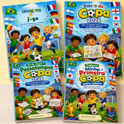 Imagina & Joga - Mais de 100 atividades educativas da Copa do Mundo