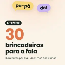 +30 brincadeiras para estimular a fala - Kit básico