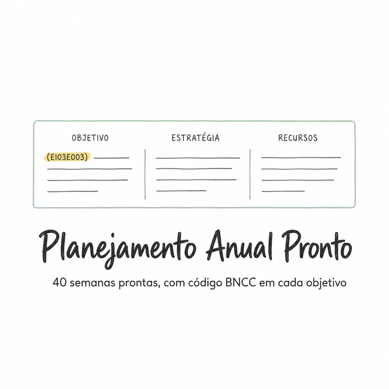 Planejamento Anual Pronto
