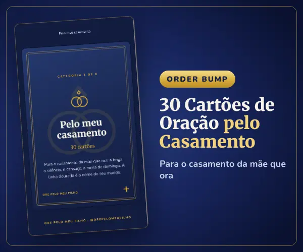 30 Cartões de Oração pelo Casamento