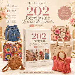 202 Receitas de bolsas de Crochê