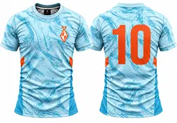 Interclasse Azul Claro com Laranja