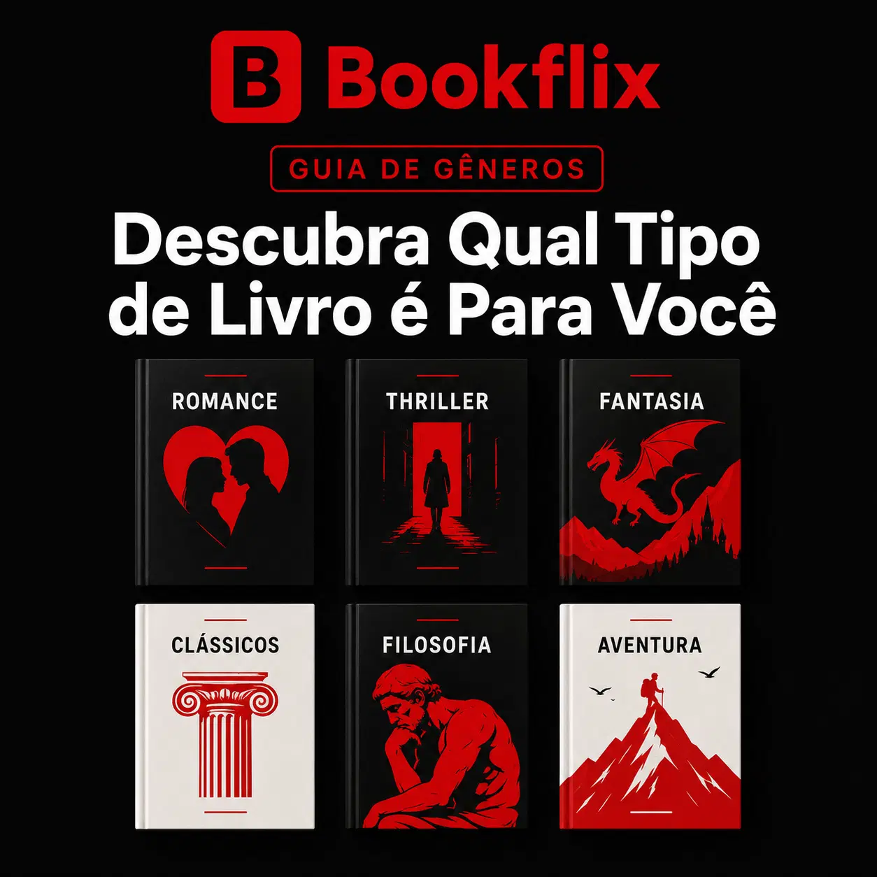 Guia de Gêneros: Descubra Qual Tipo de Livro é Para Você