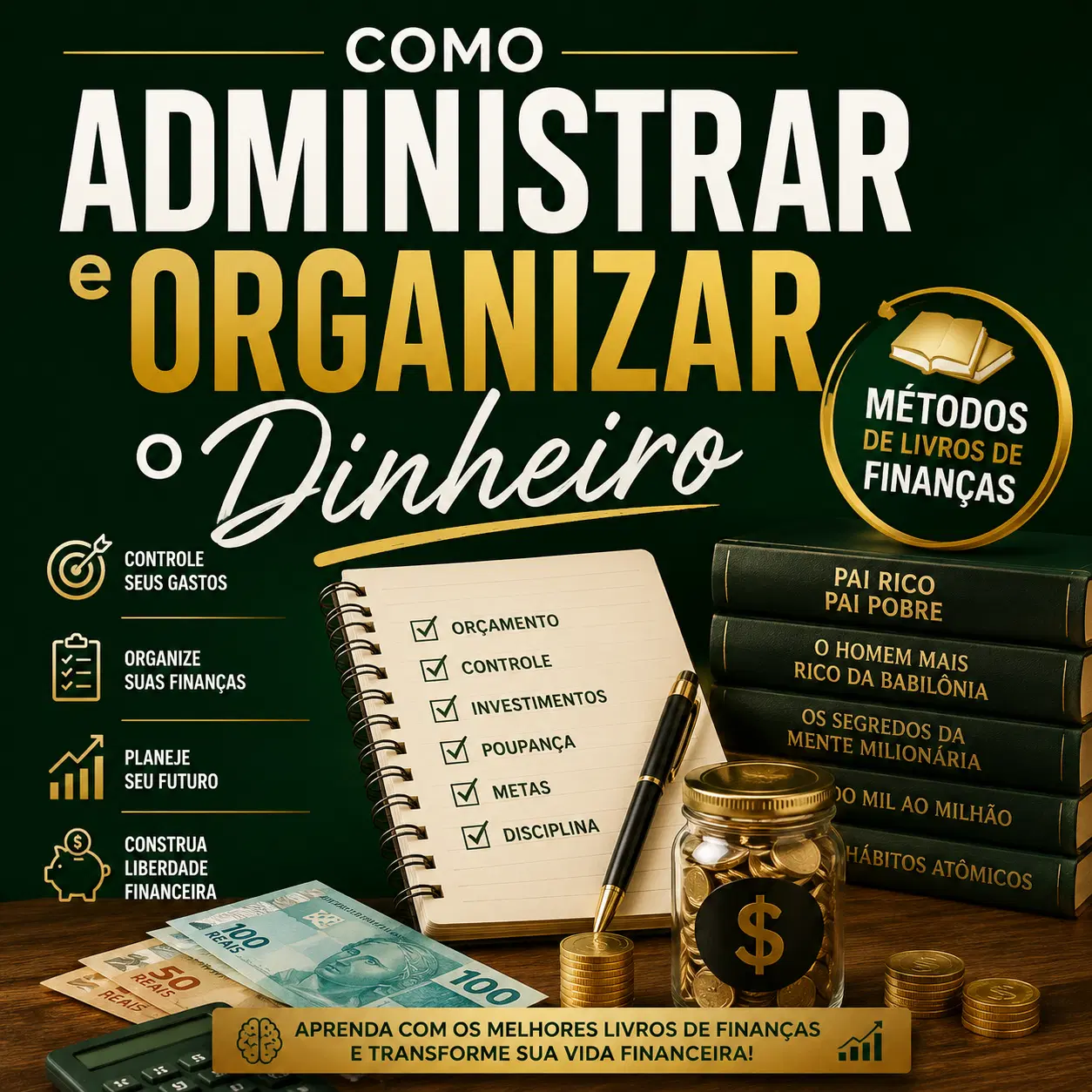 Como ADMINISTRAR e ORGANIZAR o Dinheiro