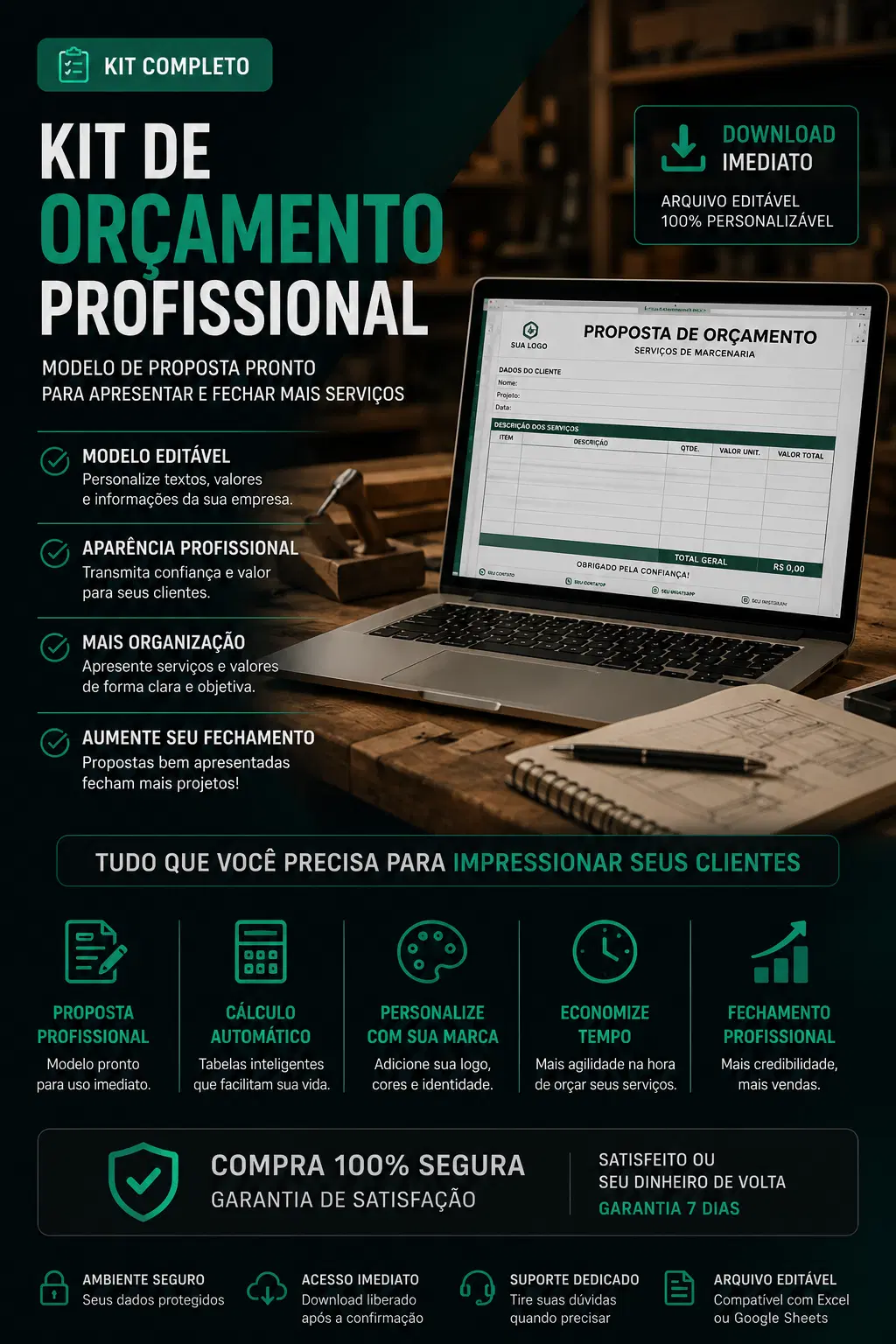 "Kit de Orçamento Profissional"