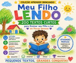 200 Textos Curtos  Meu Filho Lendo