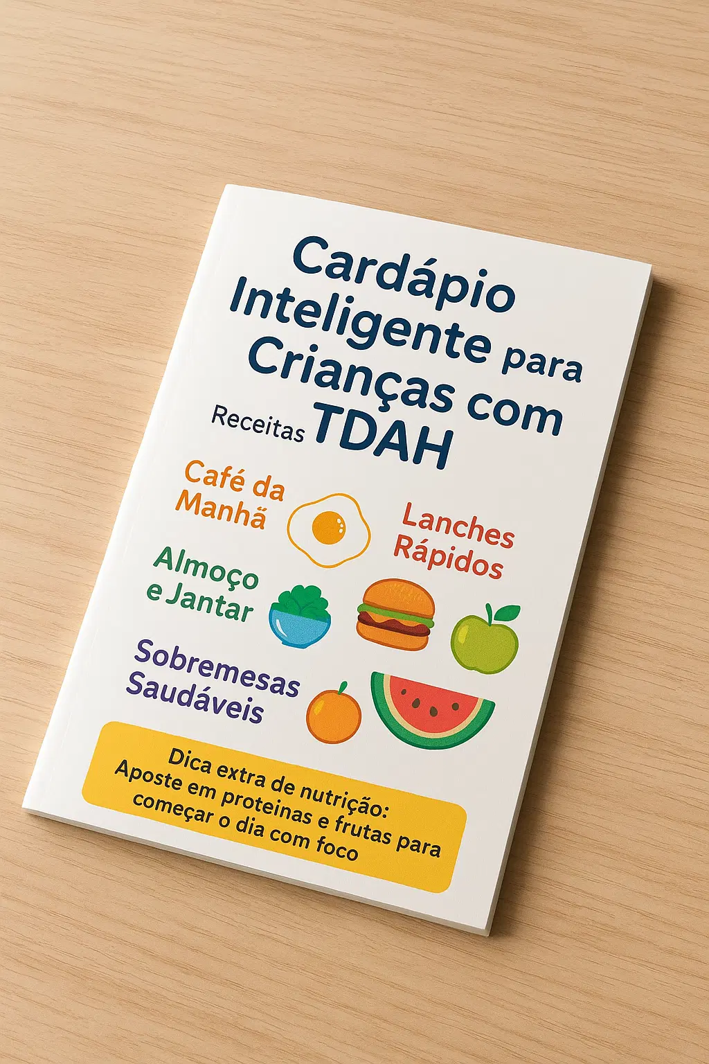 Cardápio Inteligênte para crianças com TDAH