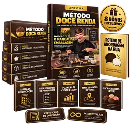 Método Doce Renda — Plano Completo (Vitalício + 8 Bônus)