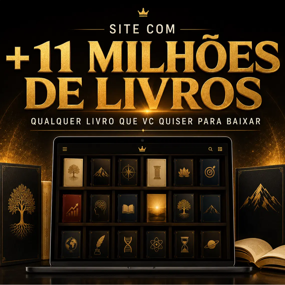 SITE COM +11 MILHÕES DE LIVROS (QUALQUER LIVRO QUE VC QUISER PARA BAIXAR)