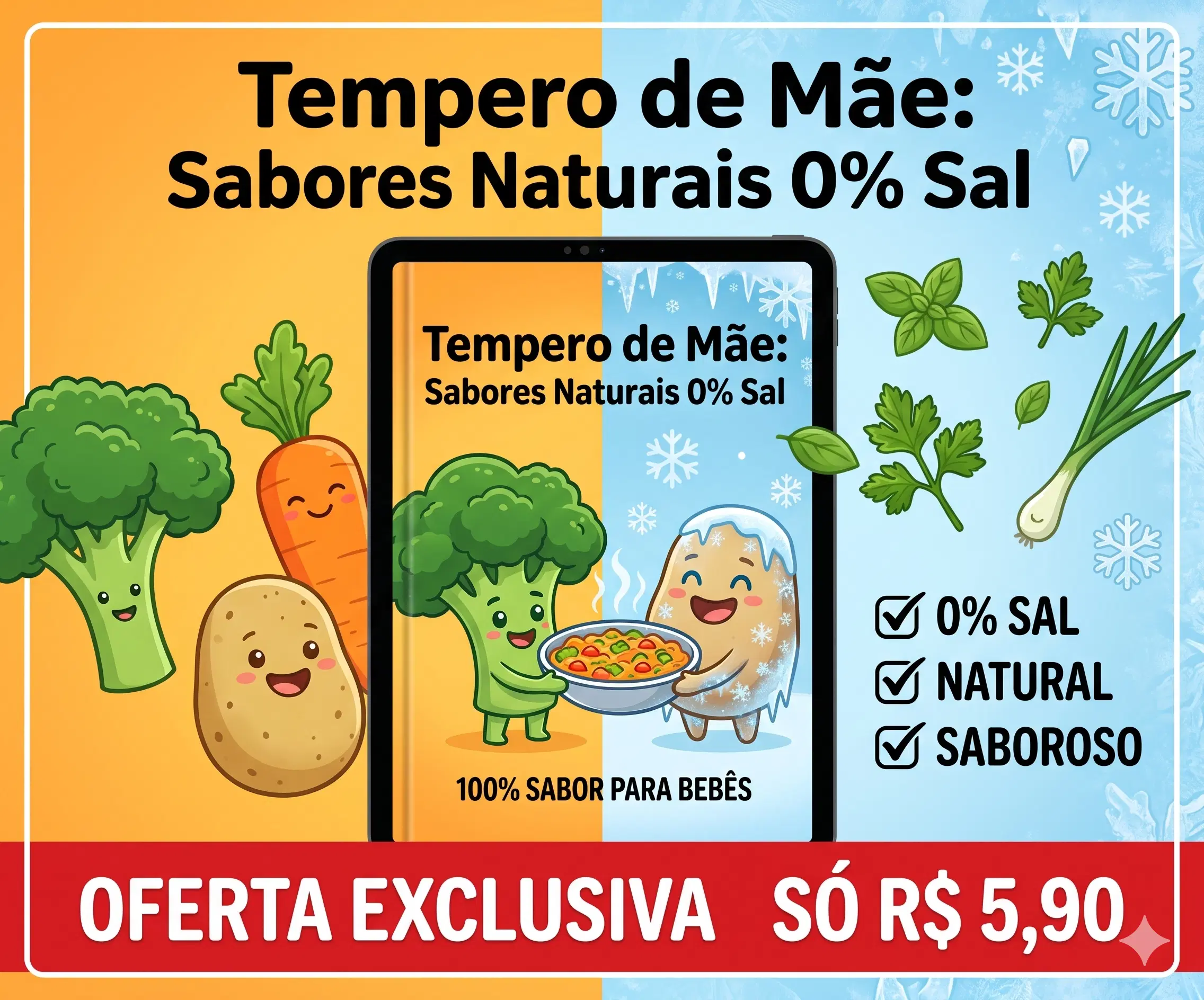 🤨 Vai dar comida sem tempero mesmo? Adicione o Guia!