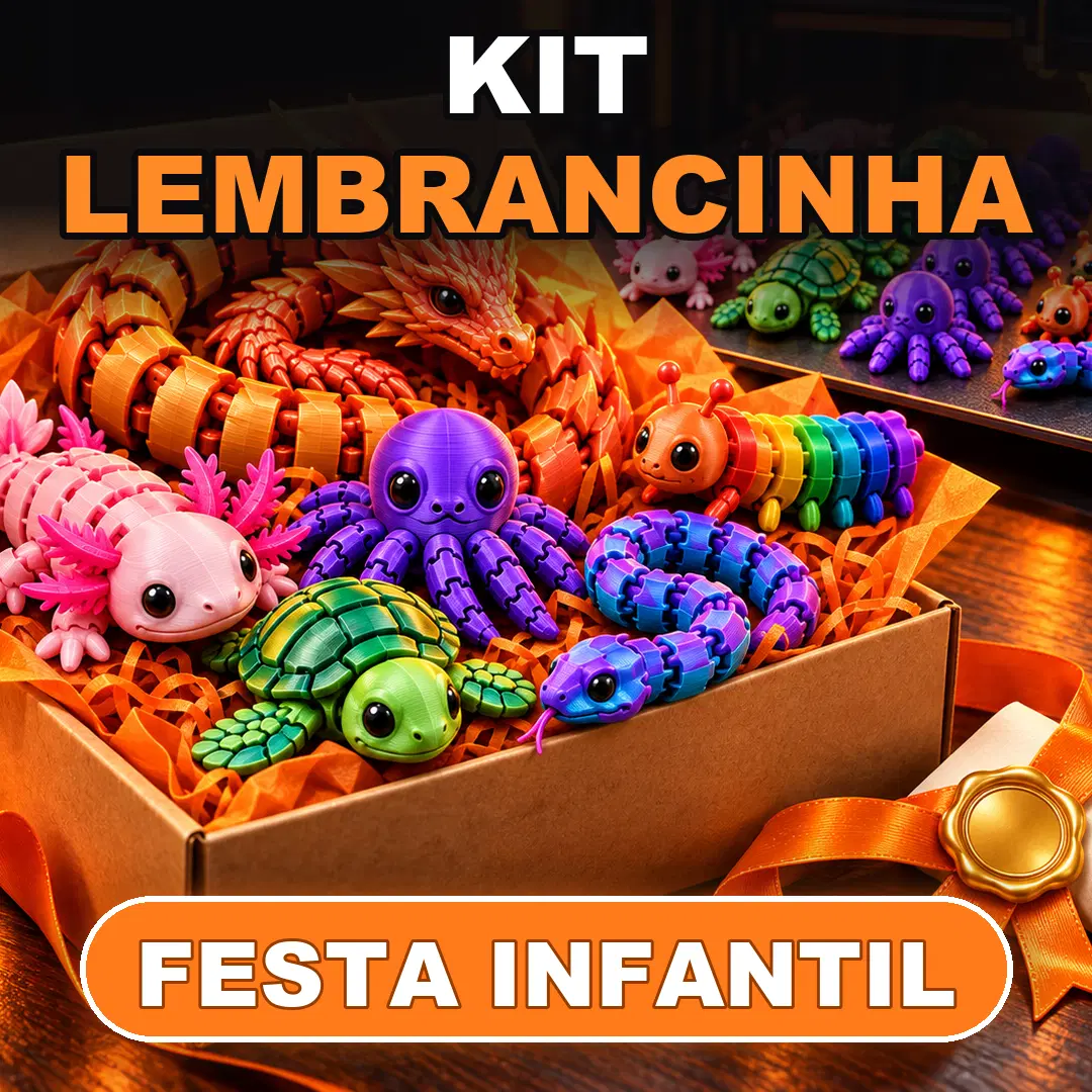 Kit Lembrancinha de Festa com Articulados