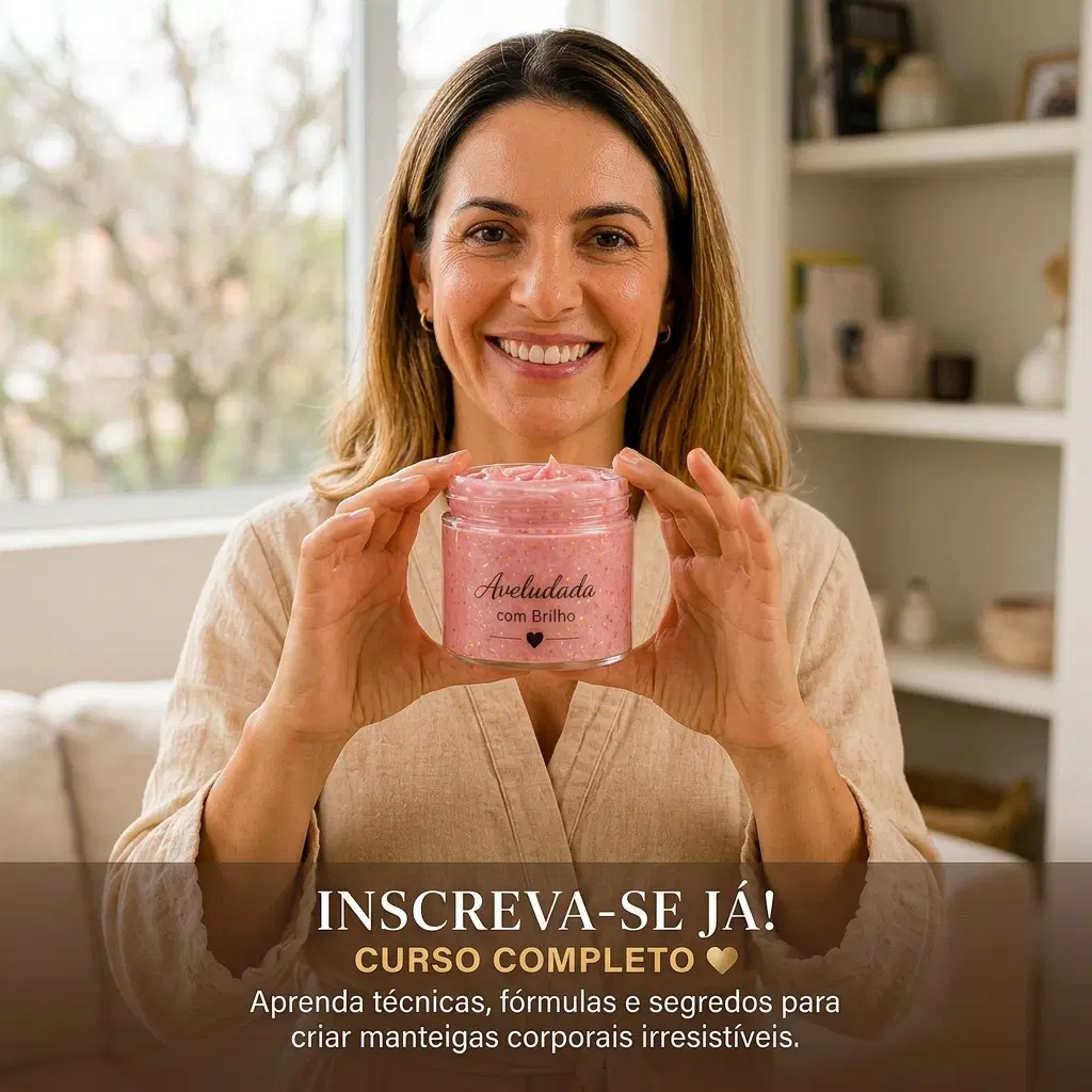 Curso de manteigas corporais hidratantes