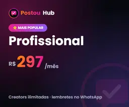 Postou Hub — Profissional