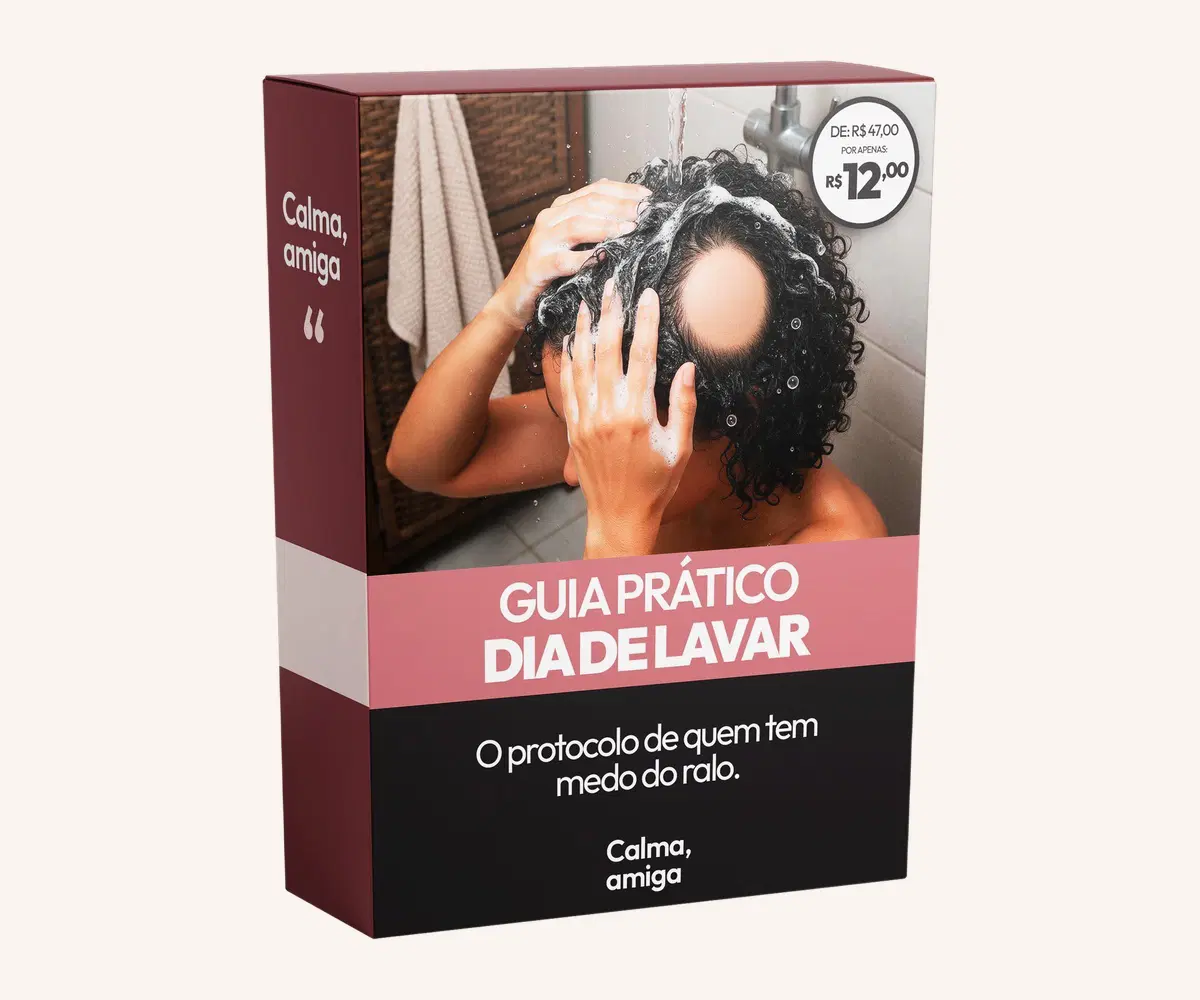 Dia de Lavar — o protocolo de quem tem medo do ralo