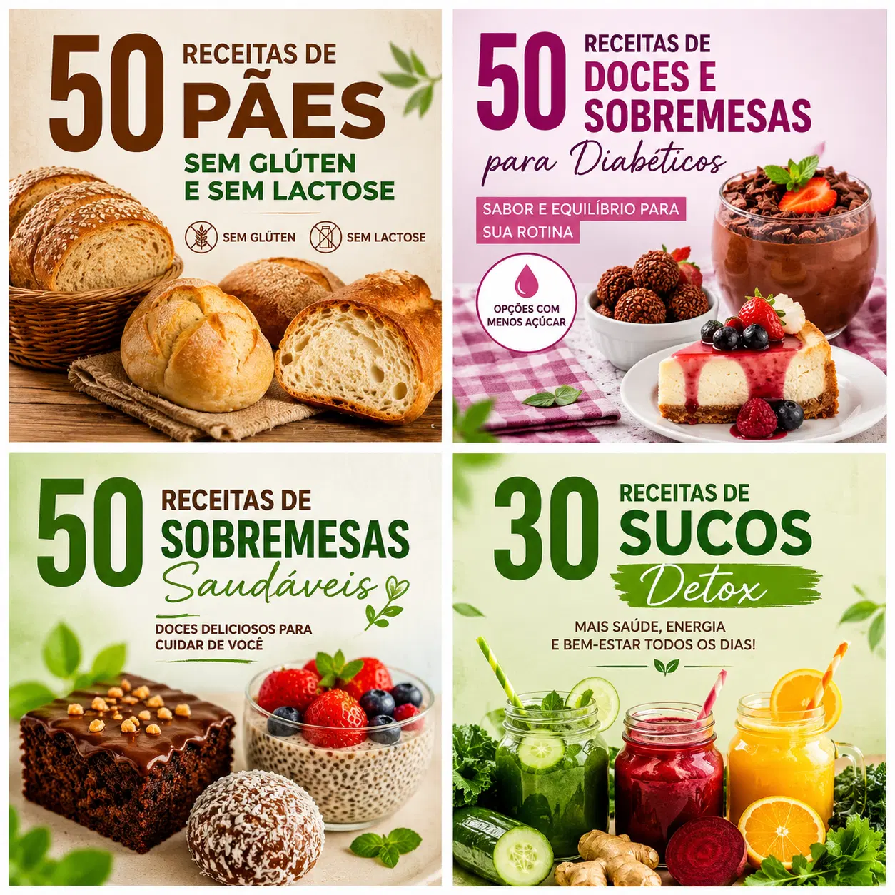 Combo Especial de Receitas Saudáveis