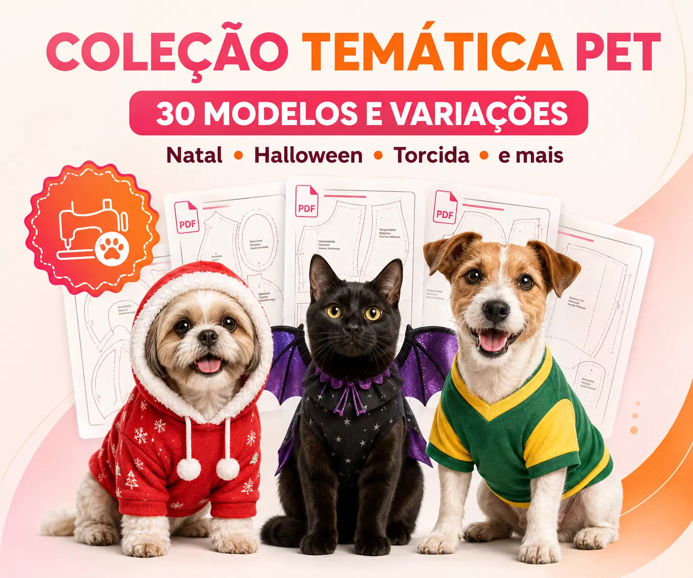 Coleção Temática Pet — 30 Modelos exclusivos