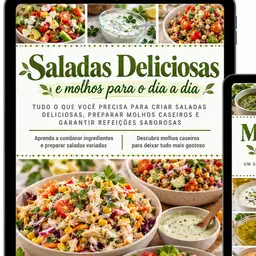 Saladas + Molhos deliciosos