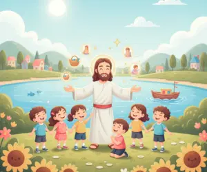 ✨ Tesouro Bíblico Infantil: Os Milagres e as Parábolas de Jesus