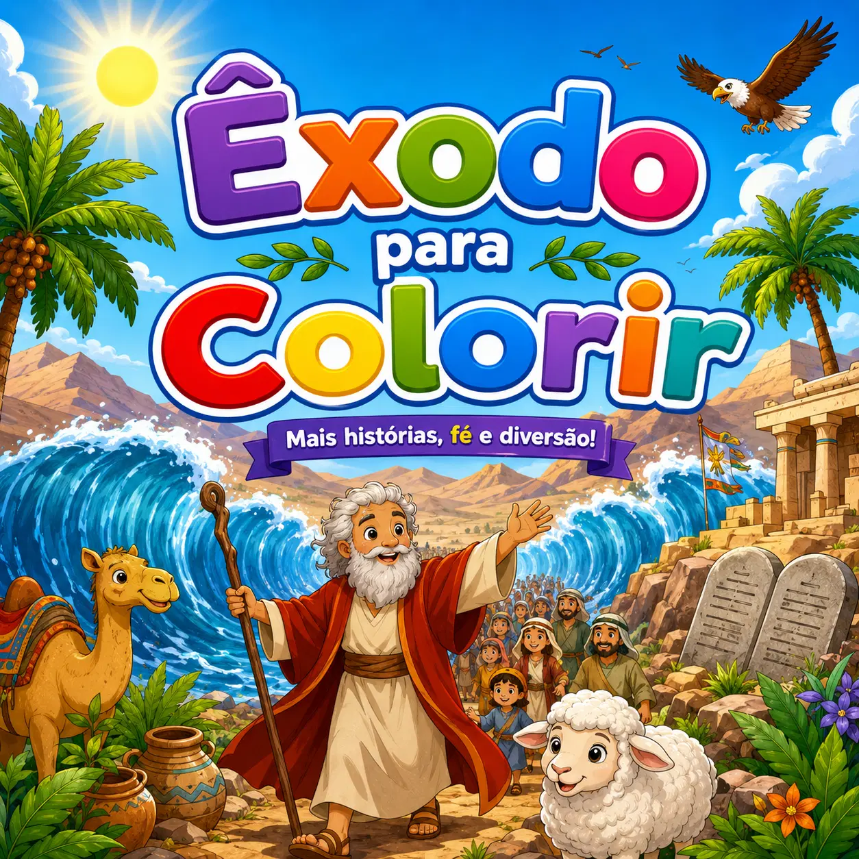 Êxodo para Colorir